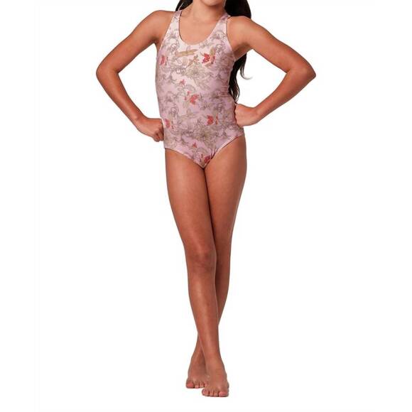 NEW SUBMARINE not too basic swimsuit in garden pink